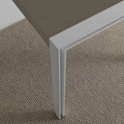 skinny design table white structure